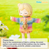 Rainbow Striped Top 1/12 BJD Clothes