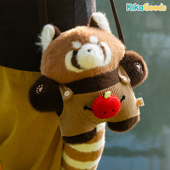 Red Panda Handmade Crossbody Doll Plush Toy