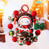 KikaGoods Christmas Beads Handmade Keychain