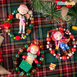 KikaGoods Christmas Beads Handmade Keychain