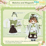 Dessert Series Matcha and Wagashi 1/12 BJD Clothing Set