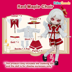 Fairy Tale Town Series Red Maple Choir 1/12 BJD Clothing Set