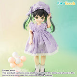 LuckyDoll Lolita Doki Purple Plaid Series 1/6 Points BJD Clothing Set