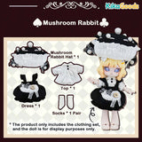 Fairy Tale Town Series Mushroom Rabbit 1/12 BJD Clothing Set