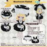 Fairy Tale Town Series Mushroom Rabbit 1/12 BJD Clothing Set