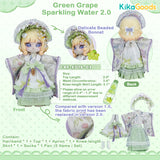 Dessert Series Green Grape Sparkling Water 2.0 1/12 BJD Clothing Set