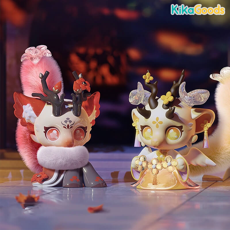 Cup Rabbits Flower And Dragon Series Plush Blind Box