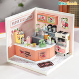 Rolife Super Creator DIY Miniature House - Double Joy Bubble Tea