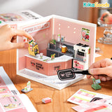 Rolife Super Creator DIY Miniature House - Double Joy Bubble Tea