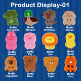 MoMo Family Animal Series Refrigerator Magnet Plush Blind Bag