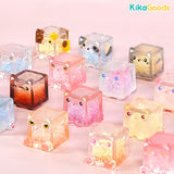 Square Cat Ice Cube Glow In The Dark Series Blind Bag