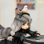 Tsuribiyori Cat's Fishing to Pass Time Mini Figure: Black & White Fat Cat
